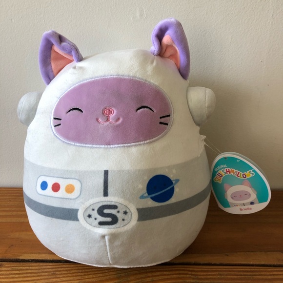 Squishmallows 8” Brielle Astronaut Cat Space Kitty - Picture 6 of 6